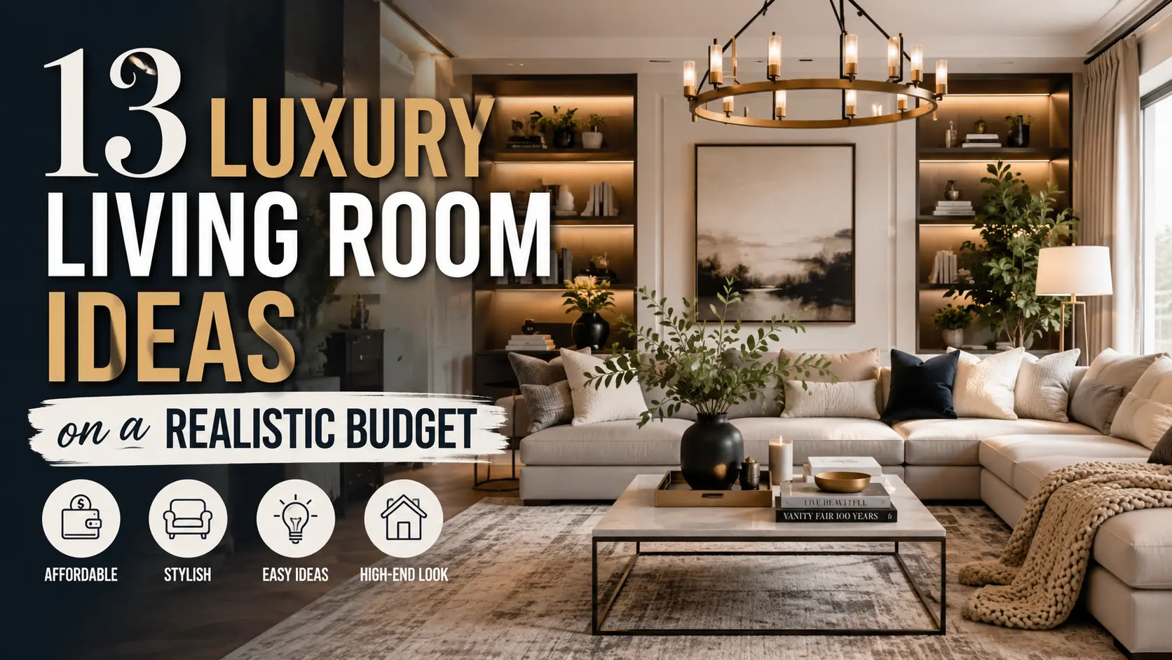 13 Luxury Living Room Ideas on a Realistic Budget