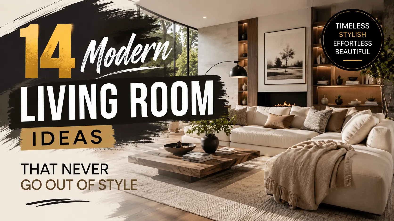 14 Modern Living Room Ideas That Never Go Out of Style
