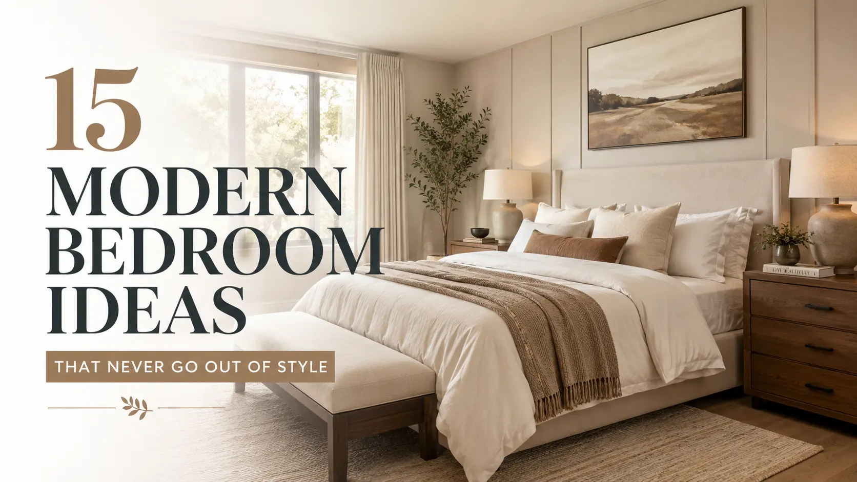 15 Modern Bedroom Ideas That Never Go Out of Style
