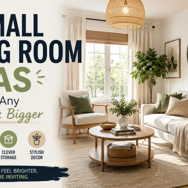 16 Small Living Room Ideas That Make Any Space Look Bigger