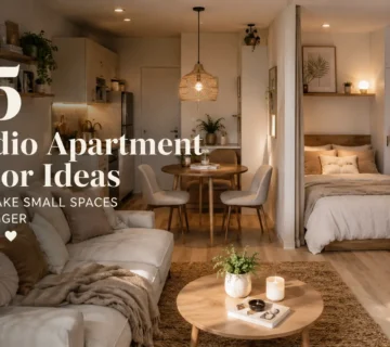 25 Studio Apartment Decor Ideas That Make Small Spaces Feel Bigger