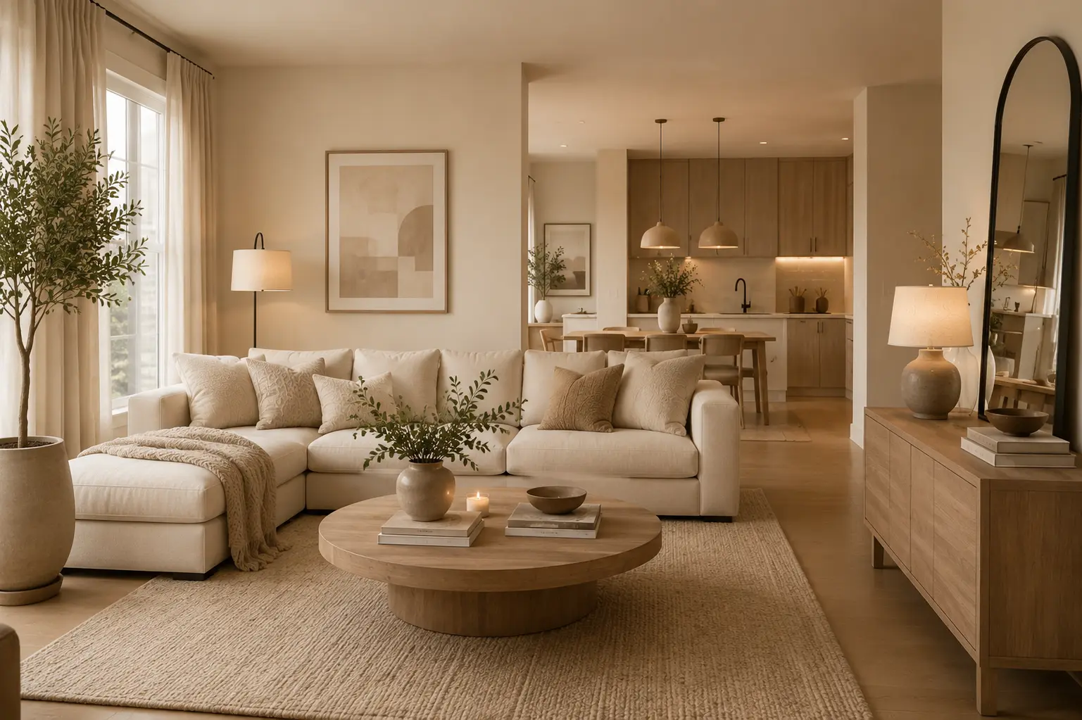 Build Your Apartment Around a Warm Neutral Color Palette