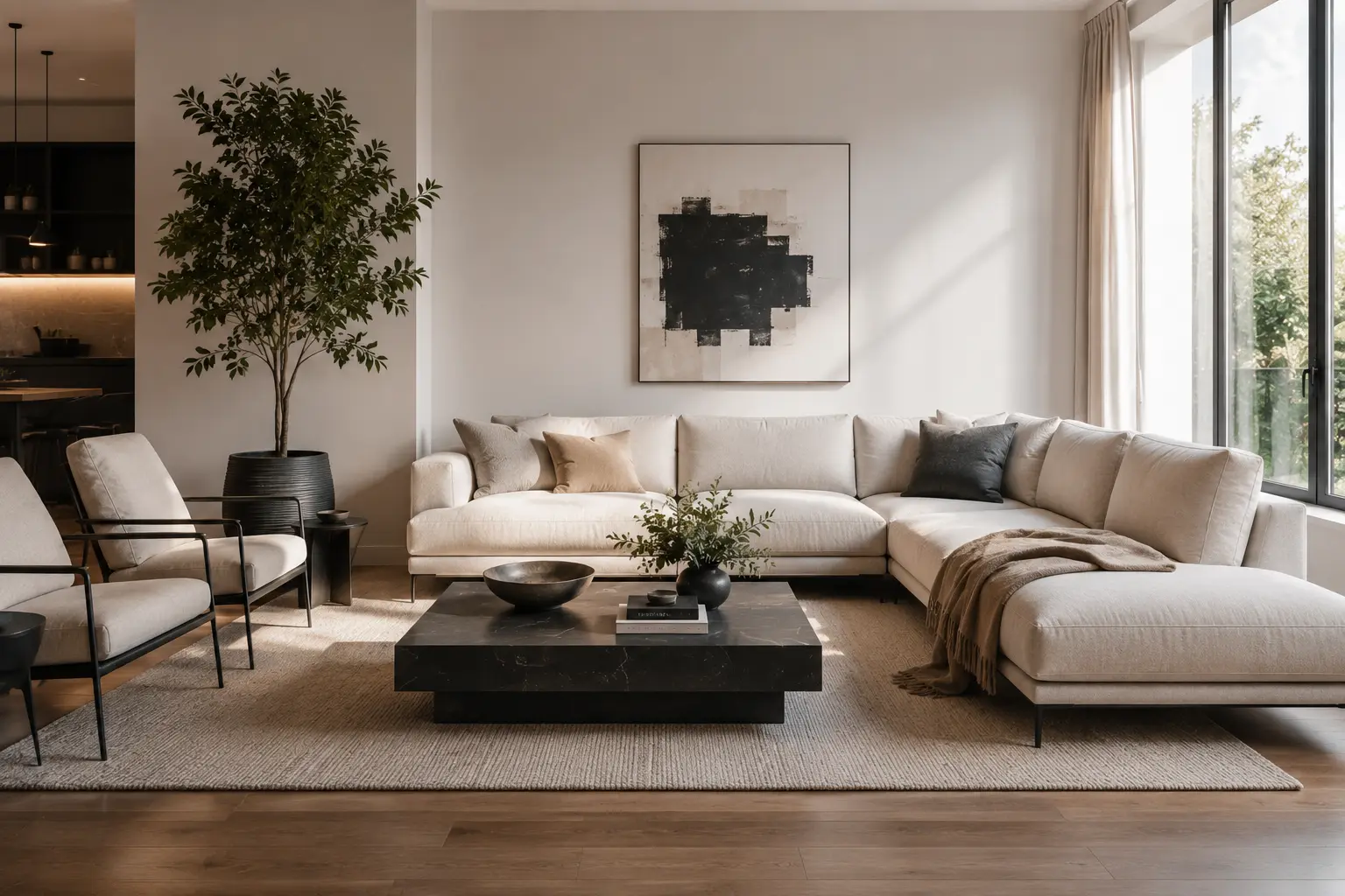 Choose Furniture with Clean, Simple Lines