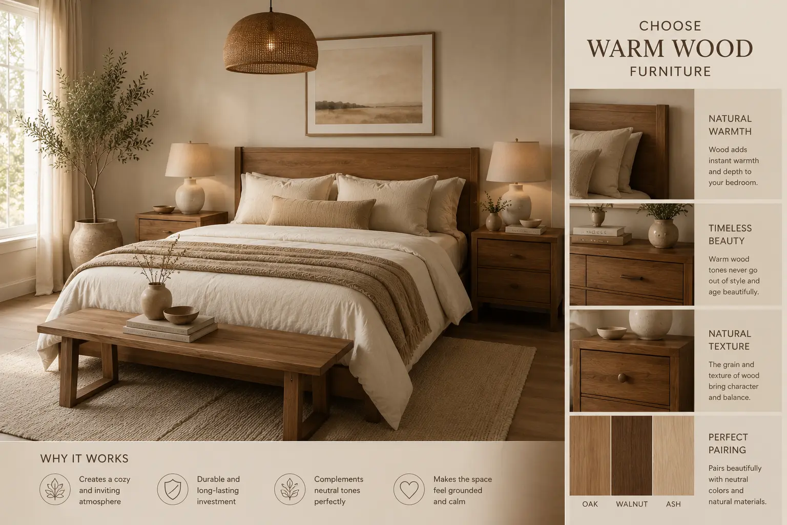 Choose Warm Wood Furniture