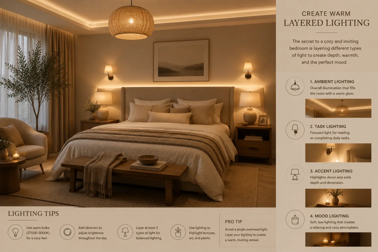 Create Warm Layered Lighting