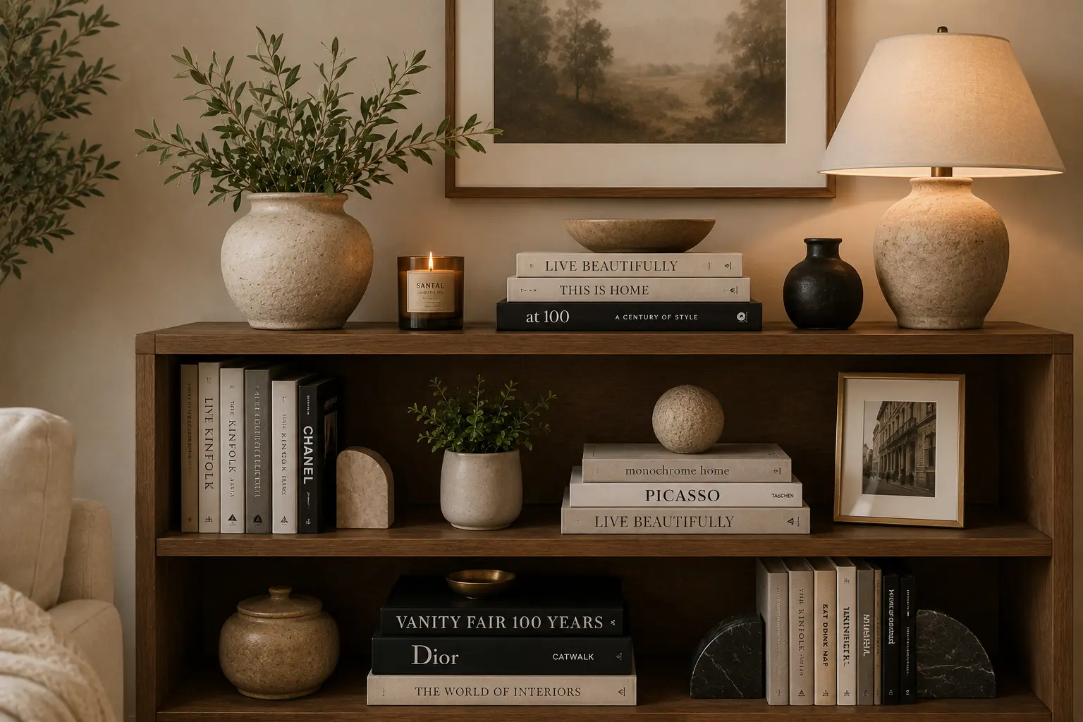 Decorate with Books That Reflect Your Style