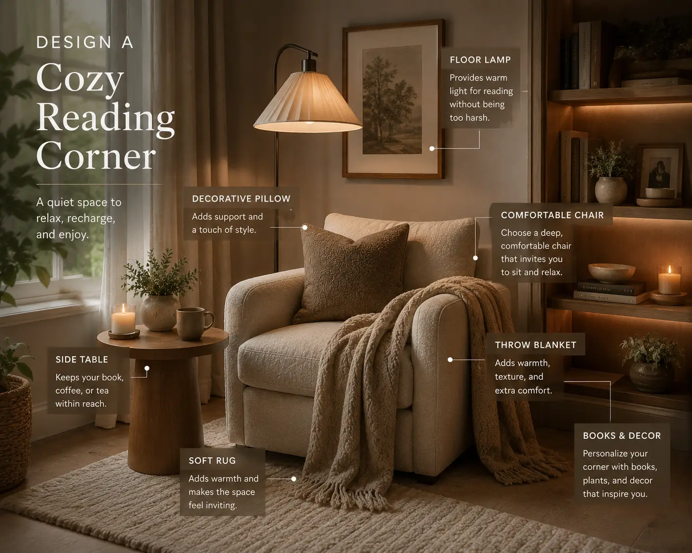 Design a Cozy Reading Corner