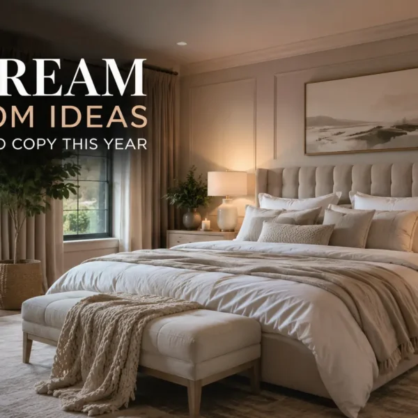 Dream bedroom ideas with cozy neutral decor