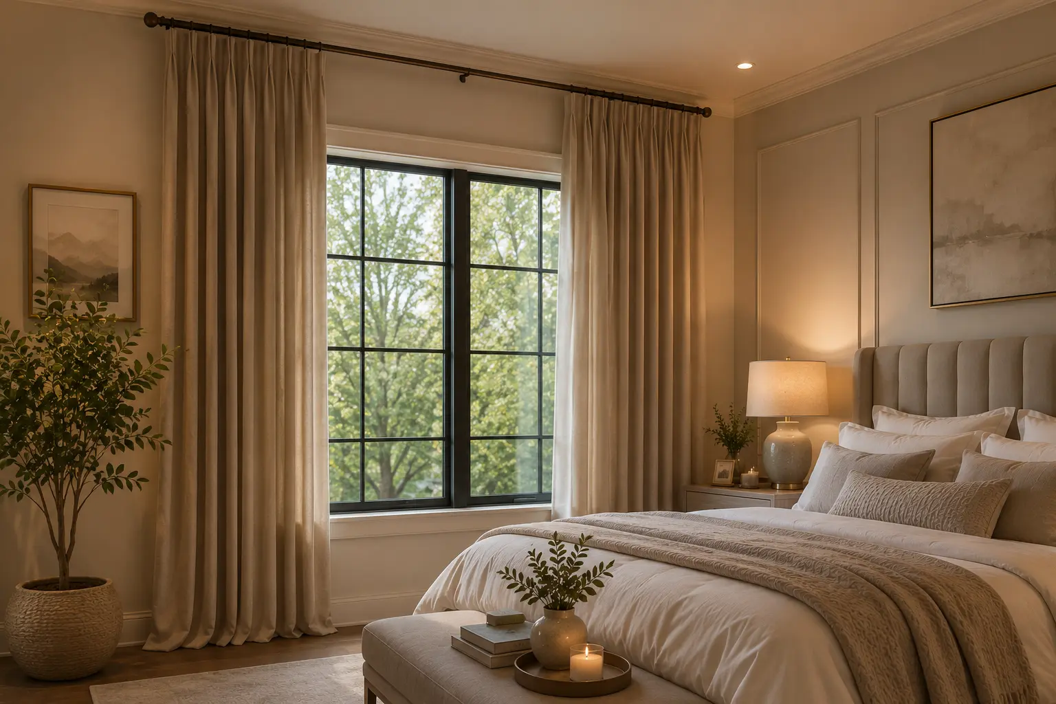 Hang Curtains Higher Than Your Windows