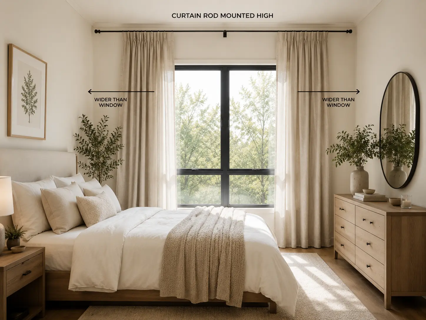 Hang Curtains Higher