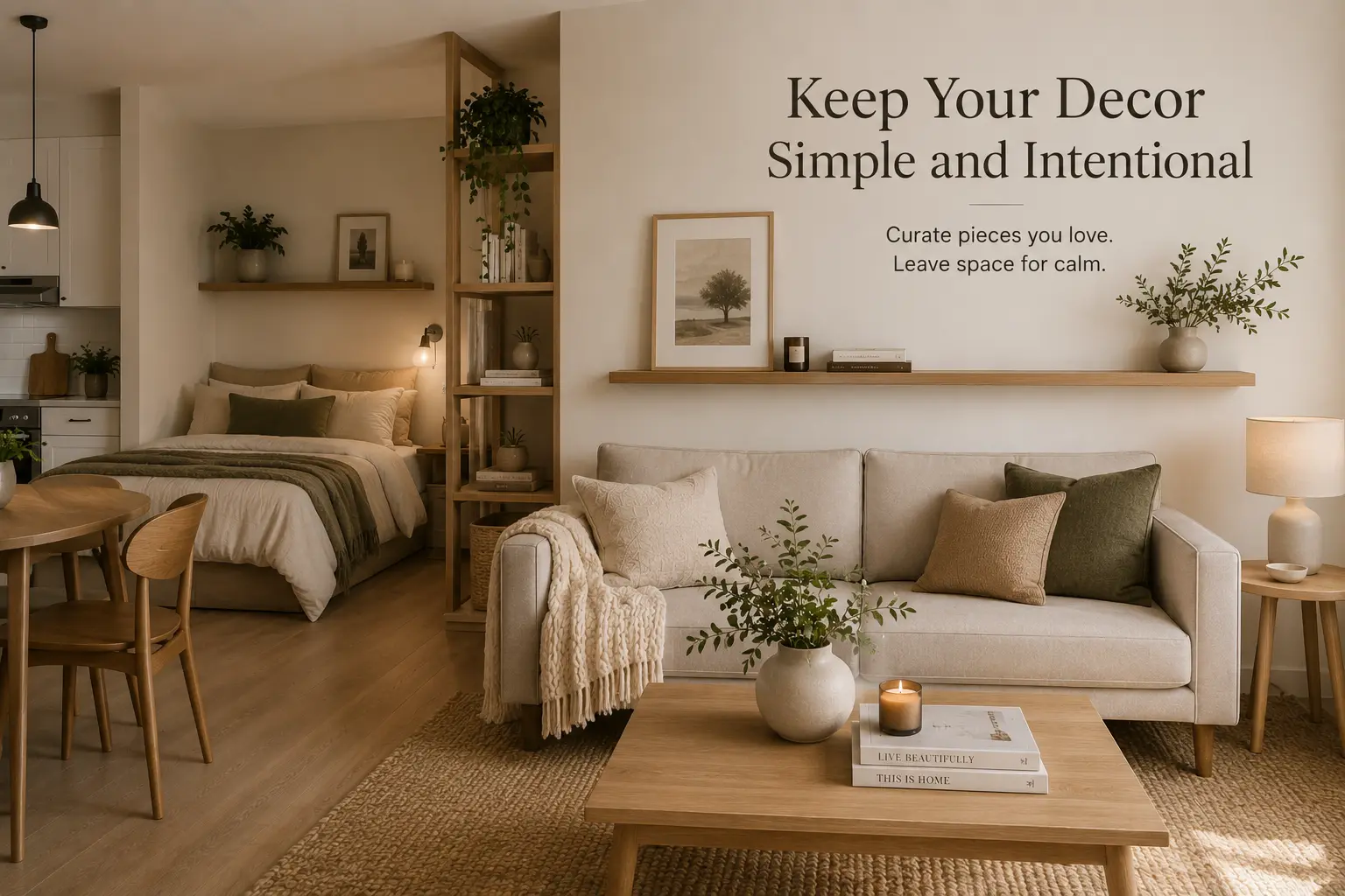 Keep Your Decor Simple and Intentional