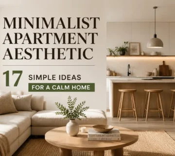 Minimalist Apartment Aesthetic: 17 Simple Ideas for a Calm Home