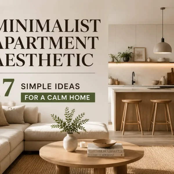 Minimalist Apartment Aesthetic: 17 Simple Ideas for a Calm Home