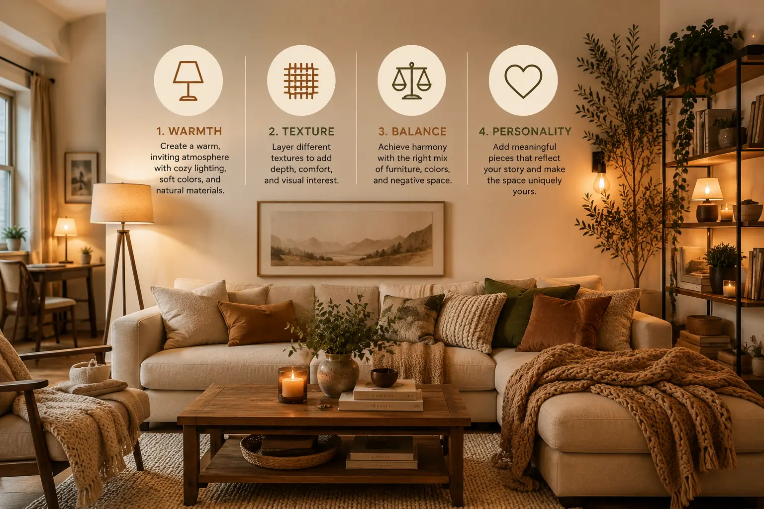 The Four Principles Behind Every Cozy Apartment
