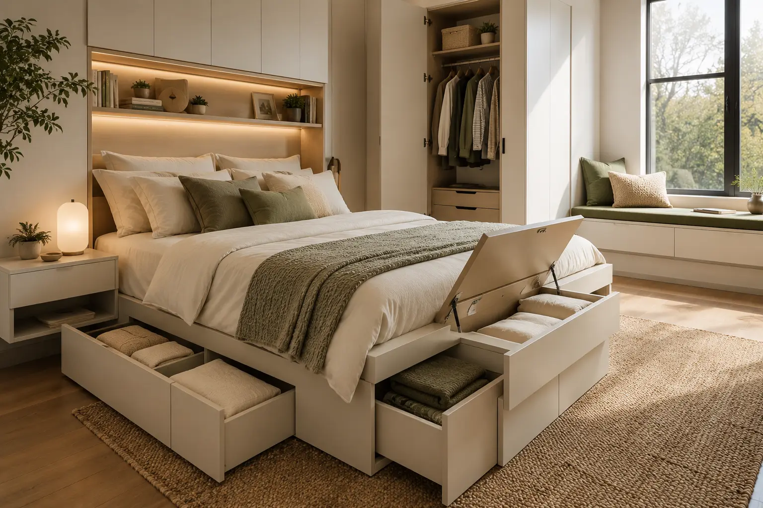 Use Furniture With Built-In Storage