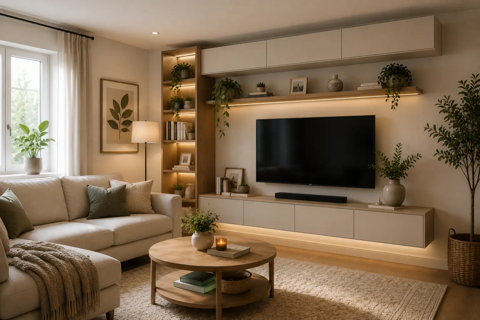 Use Wall-Mounted Storage